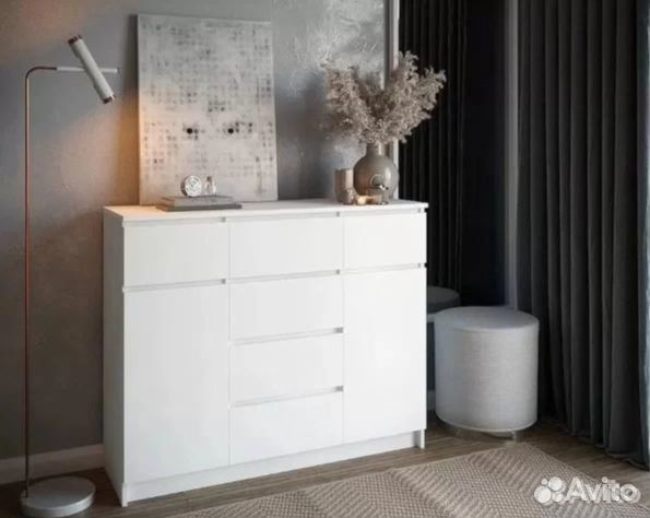 Комод Мадера Комби 2 белый