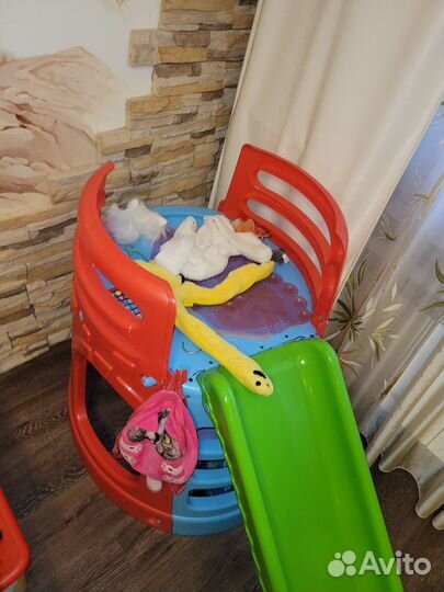 Горка детская пластиковая
