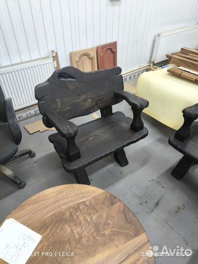 Мебель из массива для дачи бани беседки