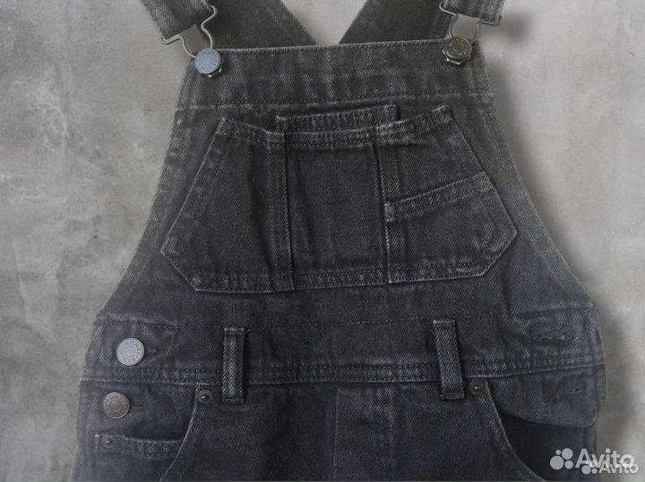 Джинсовый комбинезон женский Monki 40 42 y2k