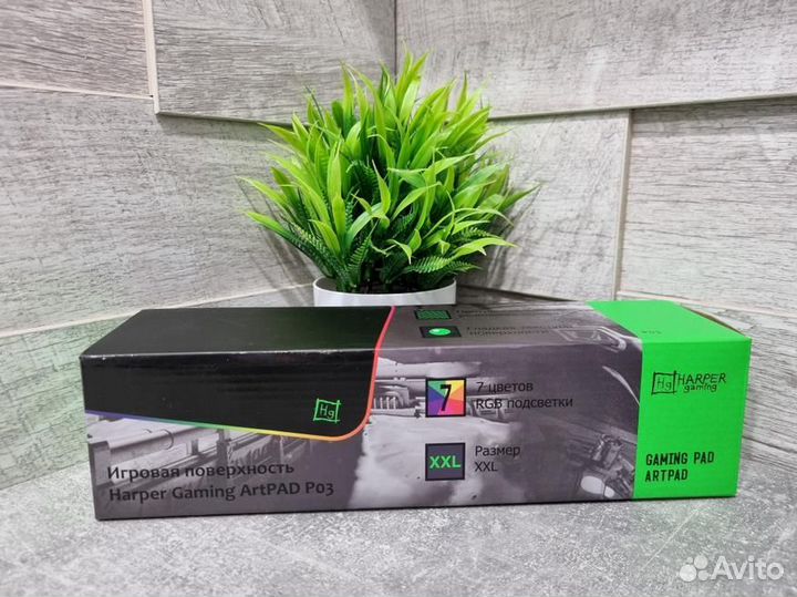 Коврик для мыши с подсветкой Harper Gaming