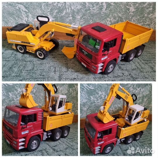 Машинки самосвал экскаватор