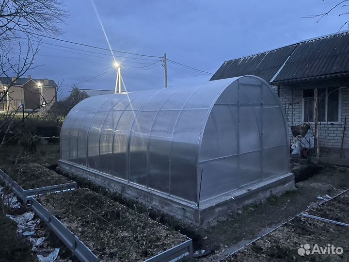 Теплица из поликорбаната 3м