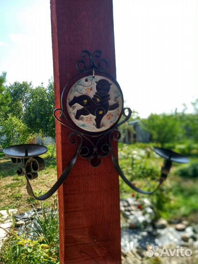 Подсвечники настенные