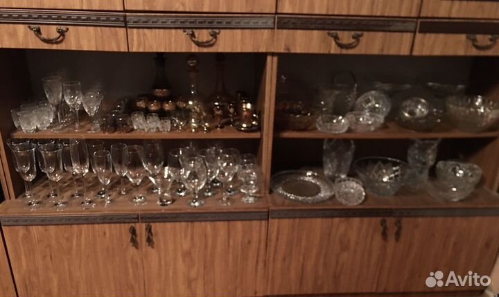 Бокалы, рюмки, вазы времён СССР