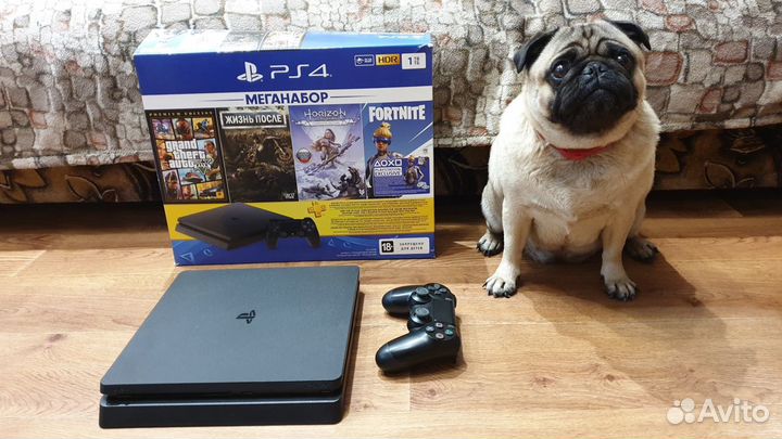 Sony ps4 слимка 1000 гб. 2208B