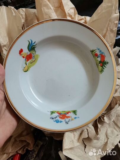 Набор детской посуды СССР