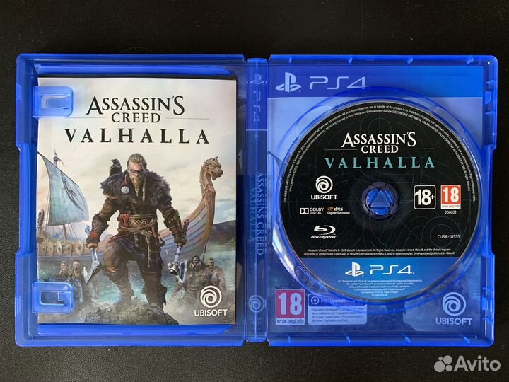 Диск Assasin's Creed Valhalla ps4 / ps5