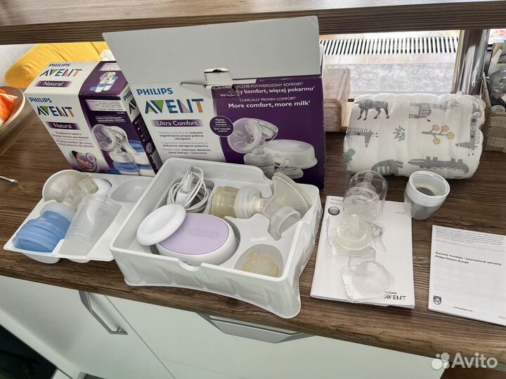 Молокоотсос электрический и ручной avent