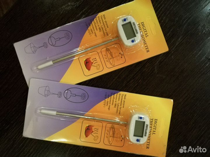 Цифровой термометр с ЖК дисплеем