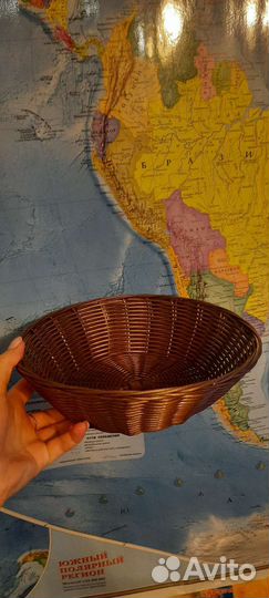 Корзина плетеная для подарков настольная