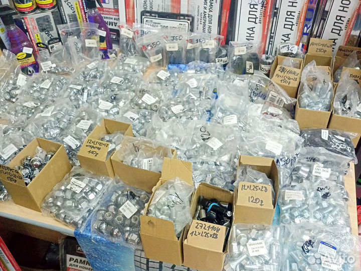 Колесная открытая гайка 12х1.5х17х20