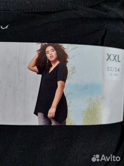 Футболка женская оверсайз, XXL, Esmara