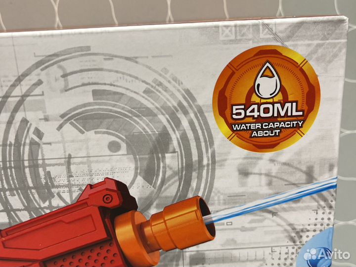 Водяной автомат красный 540мл