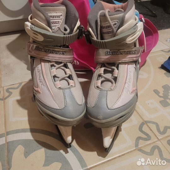 Коньки детские раздвижные 29-32