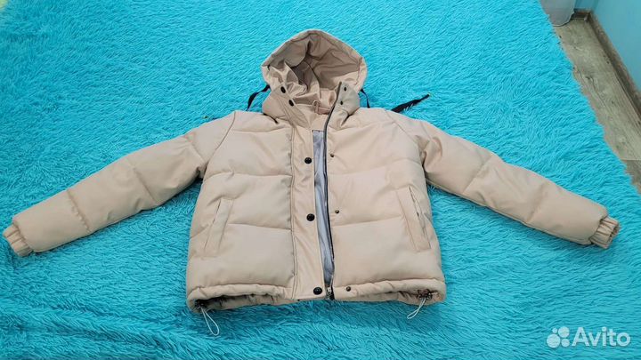 Куртка демисезонн/ теплая зима женская размер 46