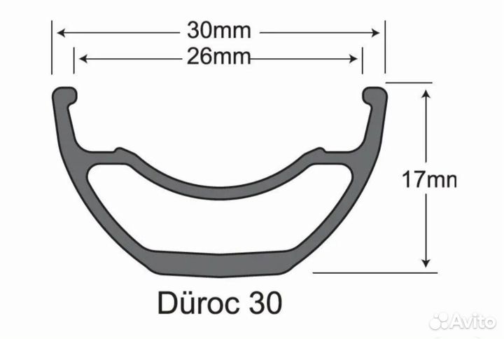 Обода 27,5 SunRingle Duroc-30, Helix-29