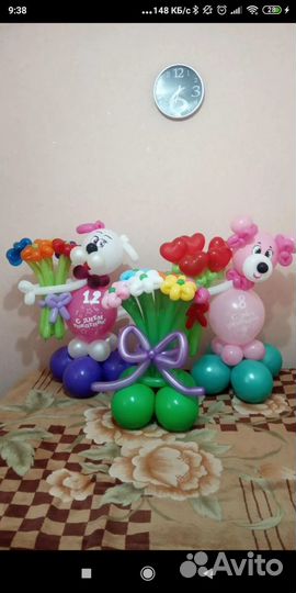 Фигурки из шаров