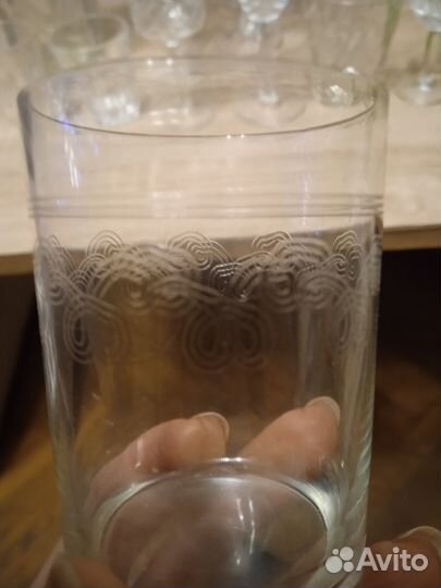 Рюмки бокалы, графин и штоф СССР