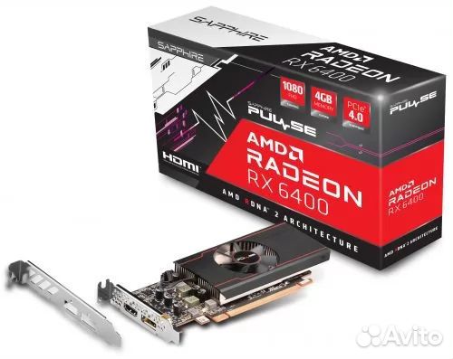 Видеокарта Sapphire AMD Radeon RX 6400 pulse