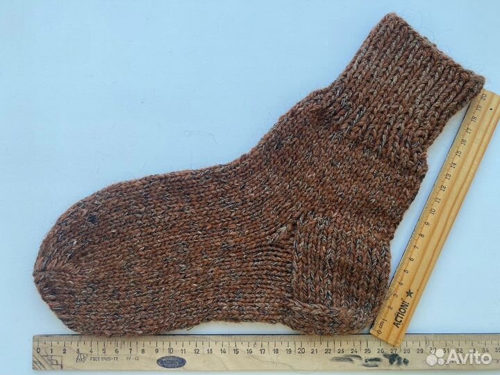 Носки вязаные ручной работы шерсть р. 41-43
