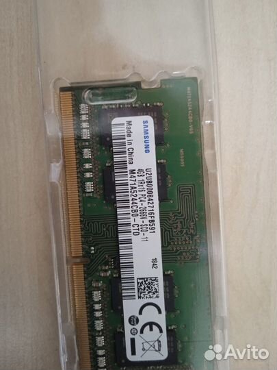 Ноутбучная DDR4 samsung 4GB 2666