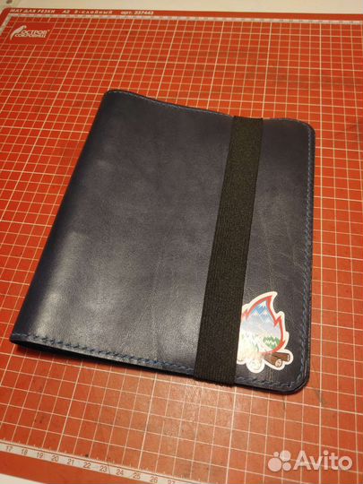 Кожаная спиральная тетрадь