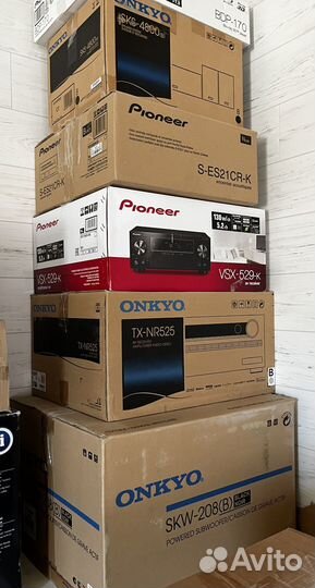 Ресивер Onkyo 4K TX-NR 525 и комплект акустики 6.0