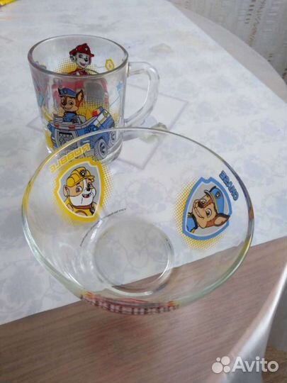 Детский набор посуды. Щенячий патруль