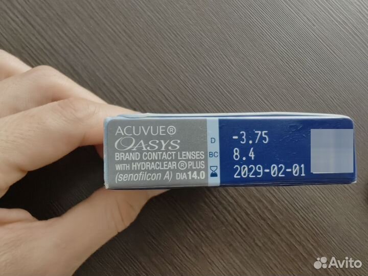 Линзы контактные acuvue oasys - 3.75