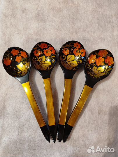 Хохлома ложки столовые СССР