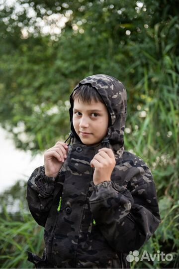 Костюм летний детский Горка-5 черный мультикам