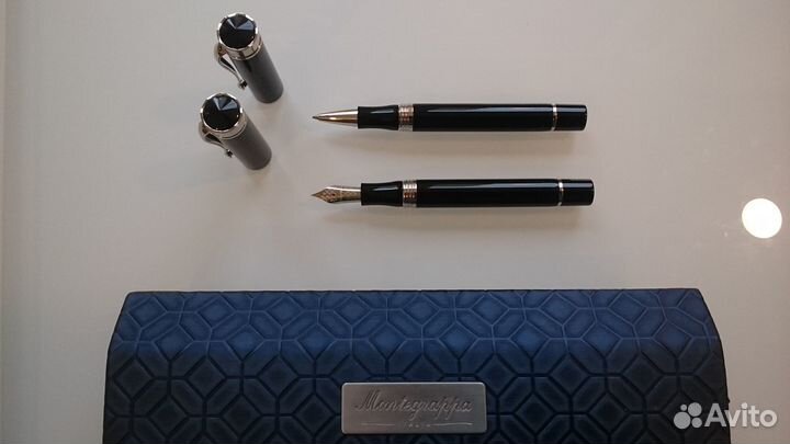 Перьевая и ручка-роллер Montegrappa Ducale Black