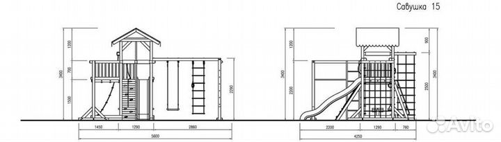 Детская площадка Савушка 15