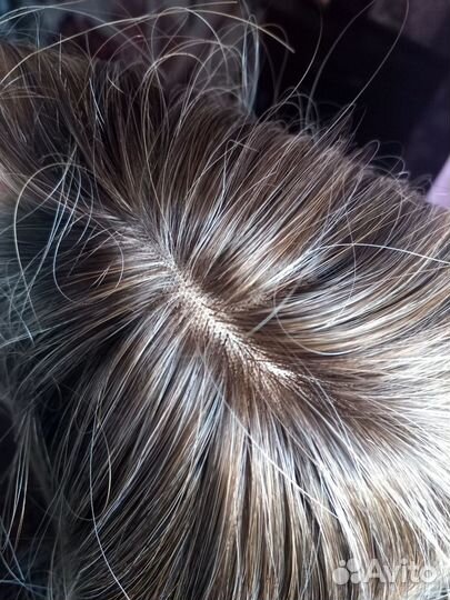 Накладка для волос новая омбре блонд бронь