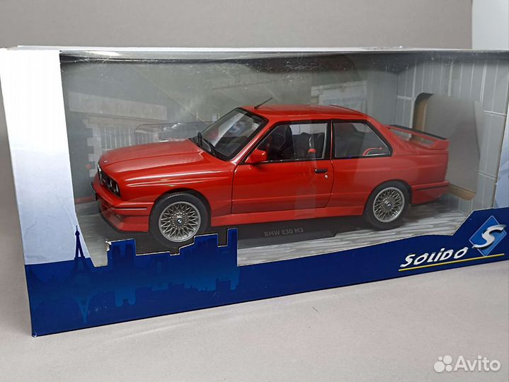 BMW M3 E30 1986 1:18 Solido
