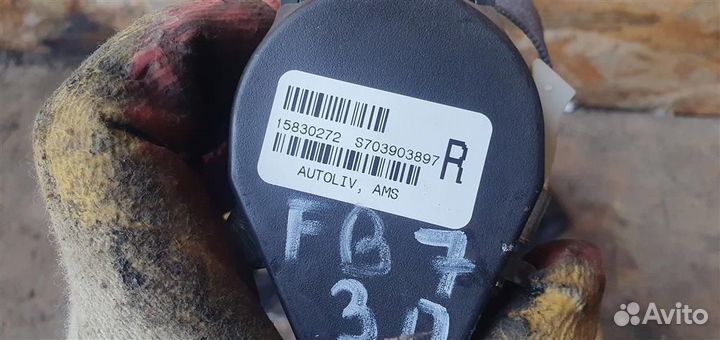 Ремень безопасности задний правый Cadillac SRX 1