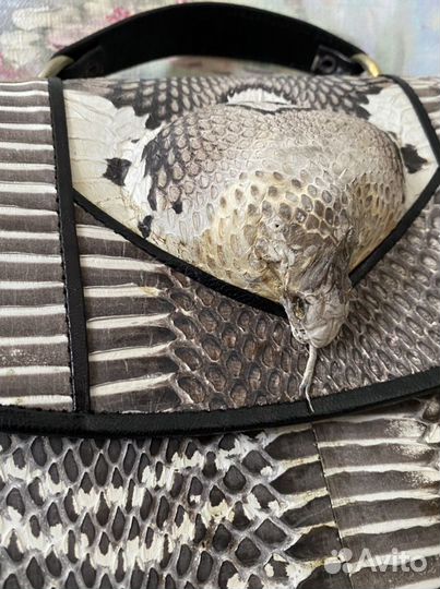 Сумка из натуральной змеи, новая