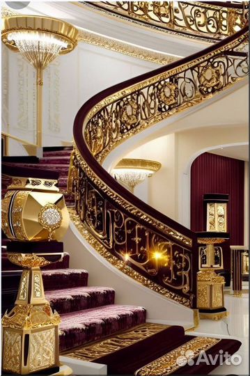 Кованые перила для лестниц