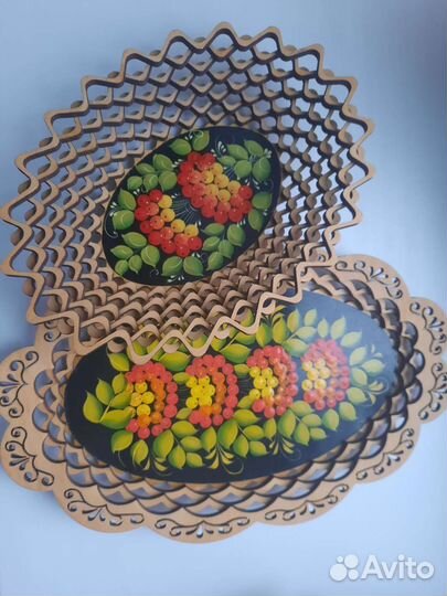 Конфетница деревянная