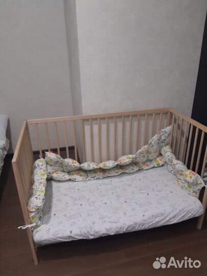 Детская кроватка икея с матрасом