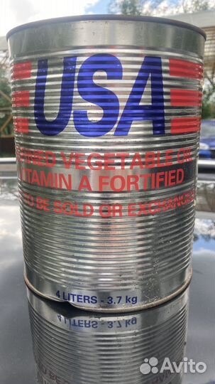 Масло растительное 4л USA