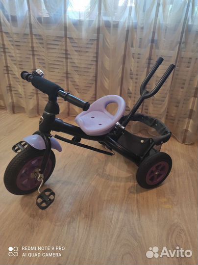 Детский велосипед с ручкой бу