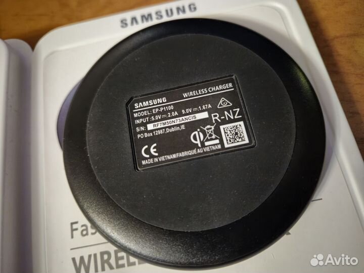 Беспроводная зарядка samsung 10Вт