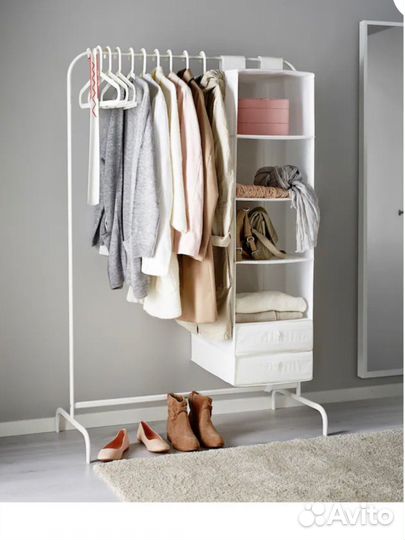 Б/у вешалка напольная для одежды икеа