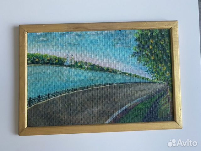 Картина «Набережная Волги в Твери»