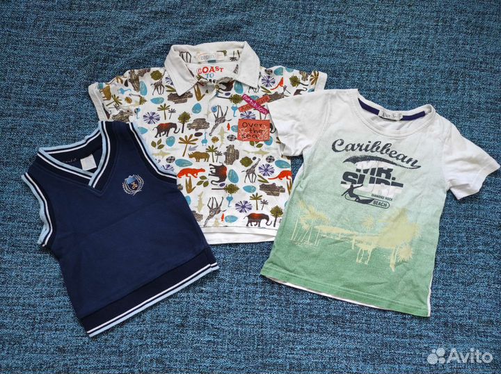 Вещи пакетом на мальчика 1, 2, 3 года