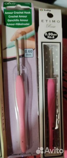 Крючки новые для вязания Tulip