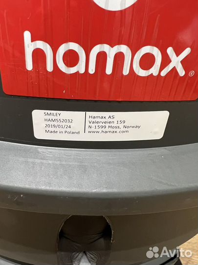 Велокресло hamax smiley