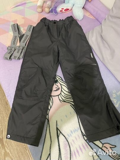 Брюки для девочки Crockid демисезонные р.116